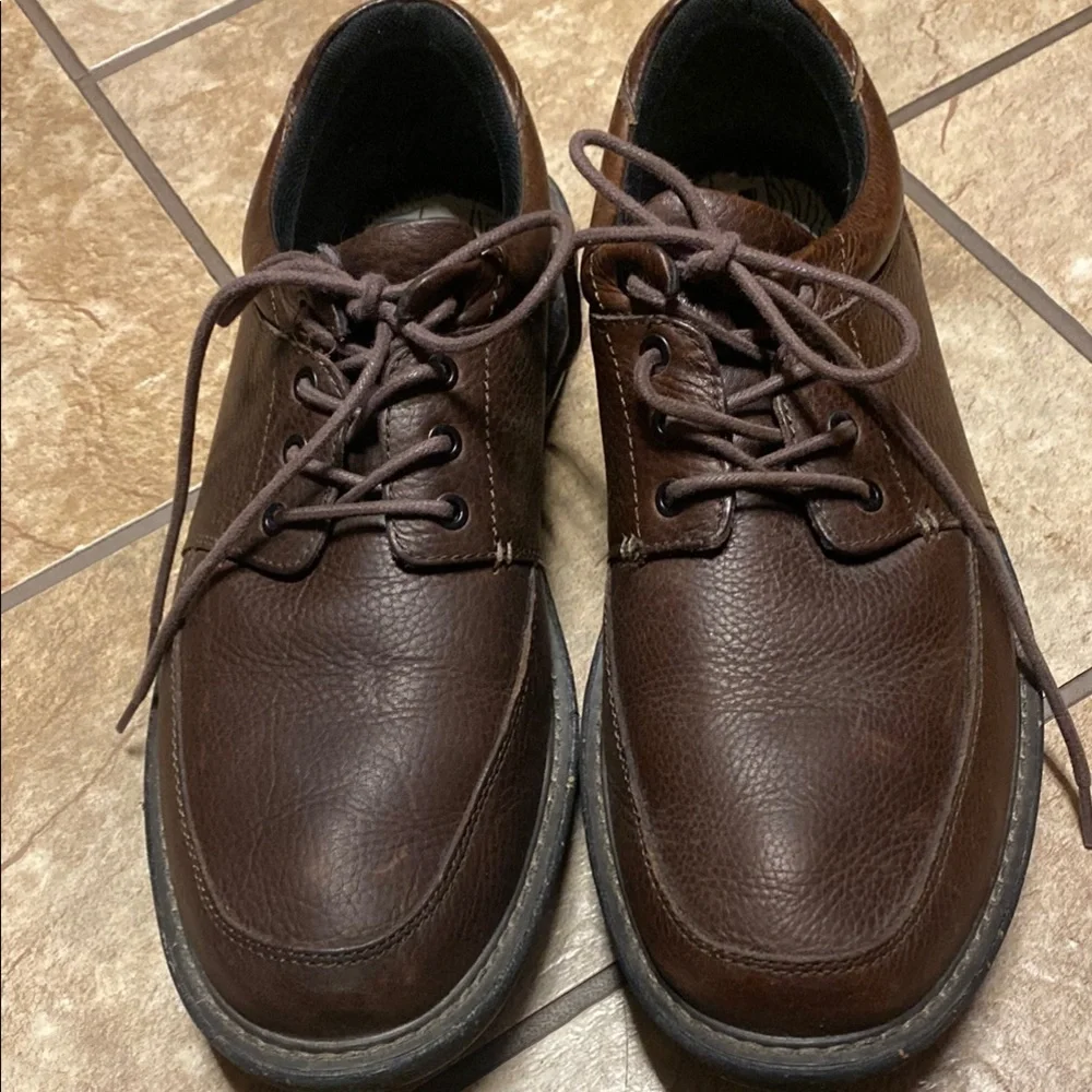 Abeo Brown Leather Men's Size 10.5M Oxfords Timeless Classic Grandpacore